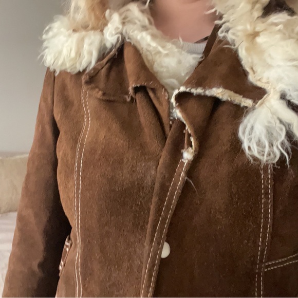 Vintage VANY by Arcelus New York suede leather -Penny Lane coat - Picture 13 of 14